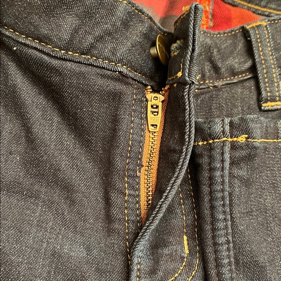 CARHARTT Tall 32” Inseam, 10” High Waist Flannel♨️ Lined Jeans - Picture 7 of 16